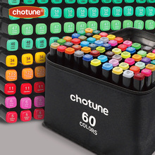 chotune48色80色168色双头儿童画室创意马克笔套装记号笔正品批发