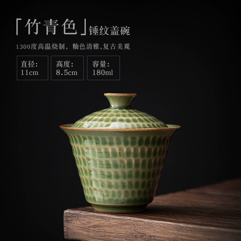 创意复古陶瓷茶杯 茶具 抓手
