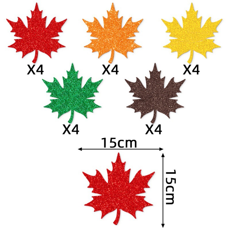 Decoración de otoño temático Día de Acción de Gracias Tarjetas de arce Festival de cosecha Diseño creativo Tarjeta de felicitación de arce Tarjeta de decoración