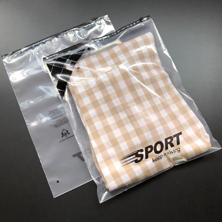 定制pvc透明加厚拉链袋 服装塑料收纳袋袜子毛巾内衣自封口包装袋
