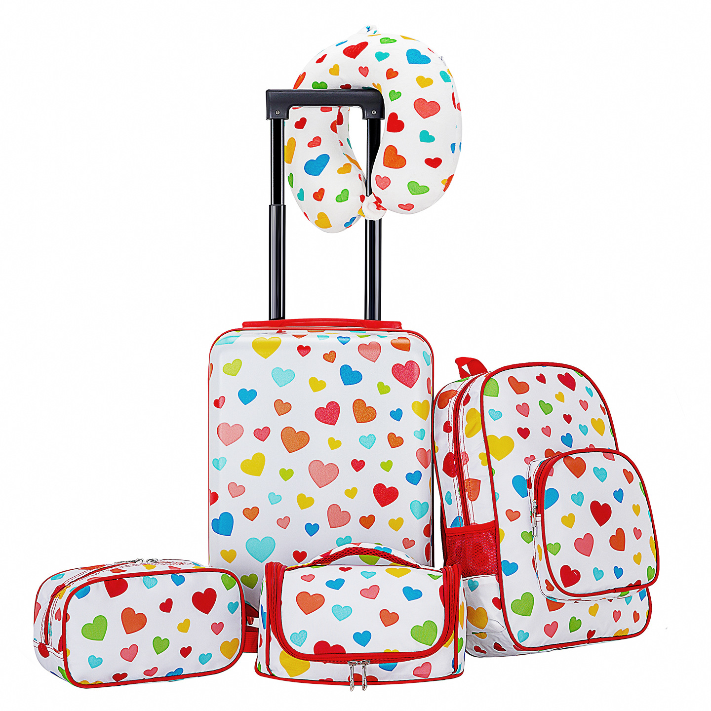 18-pulgadas equipaje caja de la carretilla de los niños al por mayor regalo caso de dibujos animados maleta universal rueda de embarque caso mochila