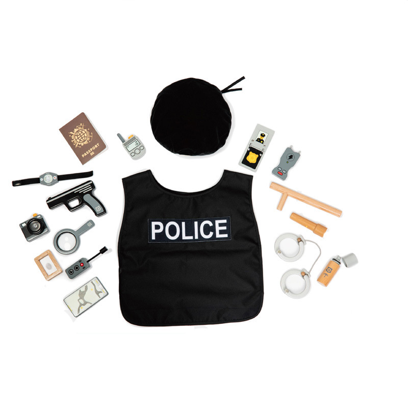 UMU Youmu Jiajia serie de juguetes de madera simulados al por mayor cubiertos de cocina bolsas de maquillaje bolsas de corte