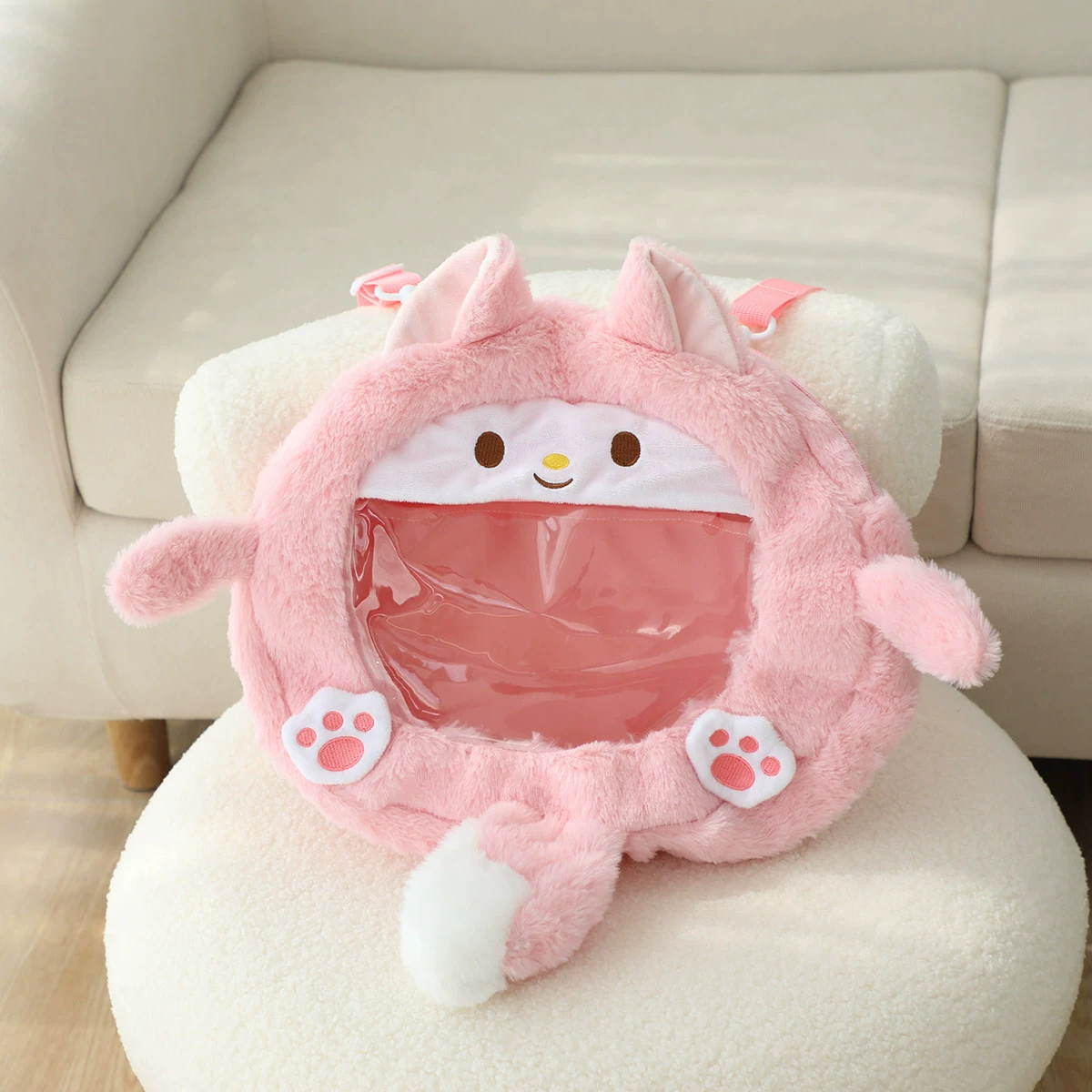 Cartoon backpack, capacious one-shoulder bag, handheld organizer bag to go out