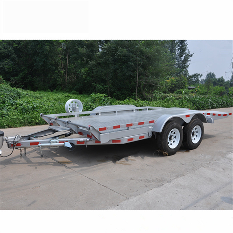 2吨汽车拖车 平板拖车 清障挂车 可升降挂车 平半挂车 工具车