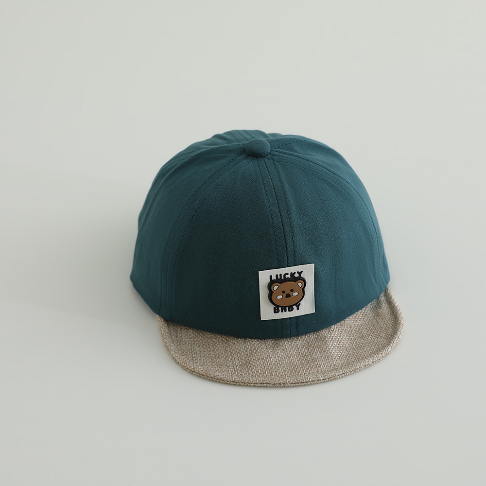 12-30 Sombreros para bebés de primavera y otoño delgados sombreros de pato para bebés sombreros de béisbol para niños sombreros de protección solar coreanos