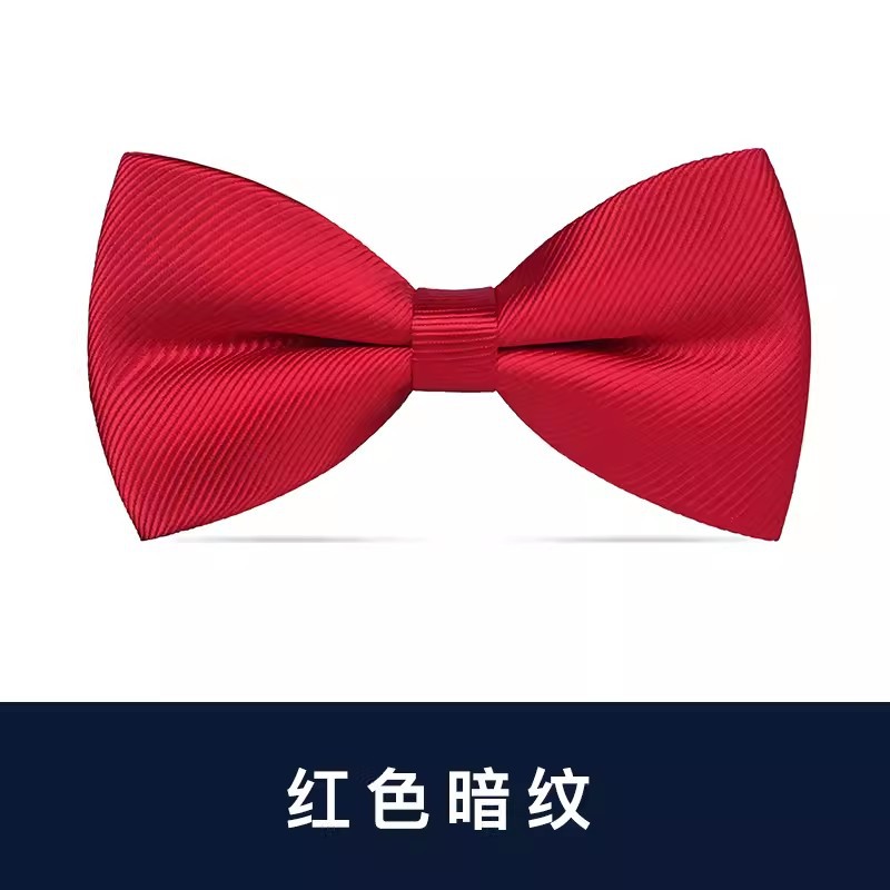 ↤↤↤빨간색 음영 무늬 보타이