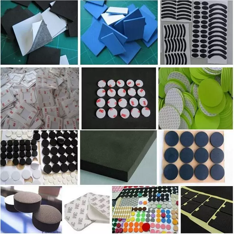 黑色自粘网格eva脚垫 家具桌椅减震防滑泡棉脚垫 圆形eva海绵垫片