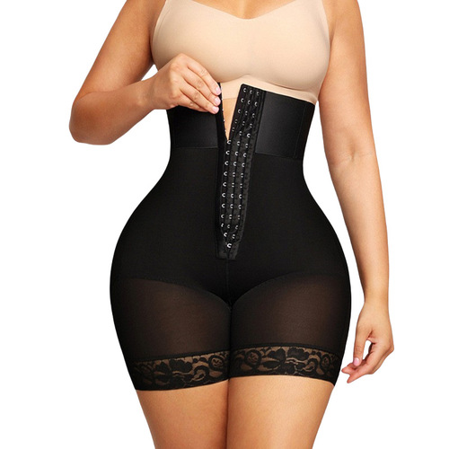 Cross-border beauty body size-after-birth shaping shaping pants high-waisted tummy control pants enhanced effective slimming tummy lifting shaping pants