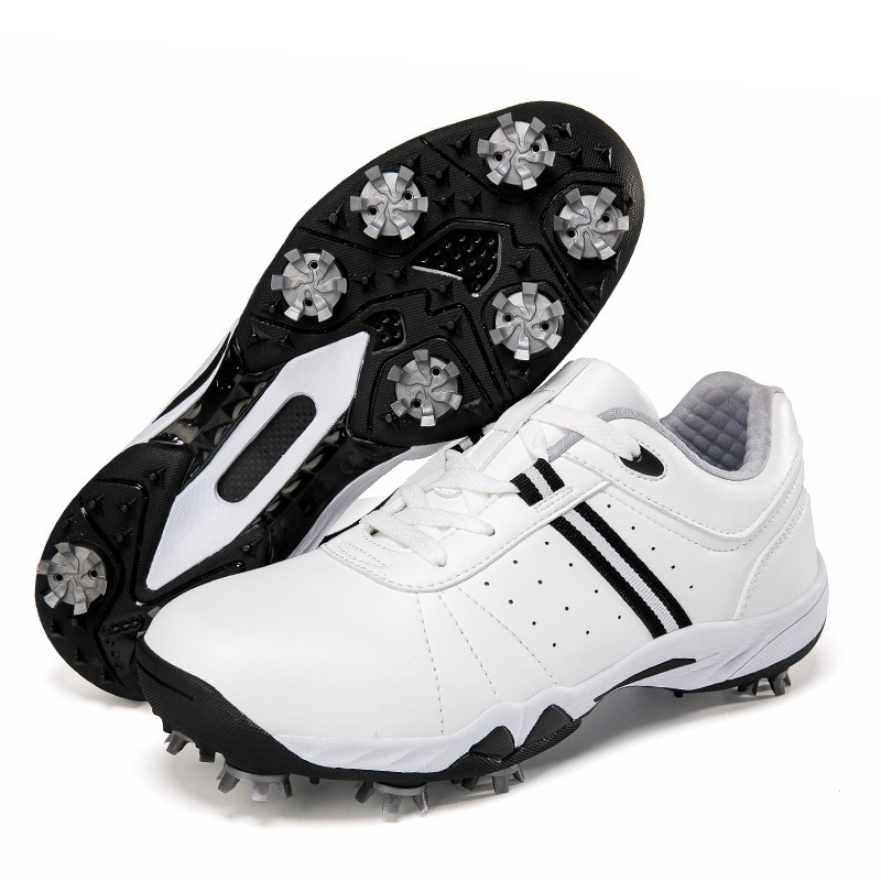 F-X06男女高尔高尔夫鞋休闲鞋室外鞋男士高尔夫球鞋带钉夫球鞋，