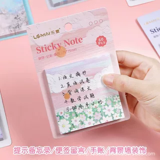 插画便利贴可爱卡通创意手账记事贴自粘便签本留言贴便签贴批发
