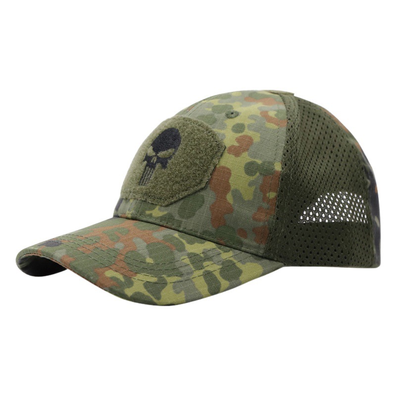 Gorra de béisbol de camuflaje, gorra táctica con visera, gorra de verano transpirable para senderismo, gorra de malla con velcro, gorra de ciclismo, moderna