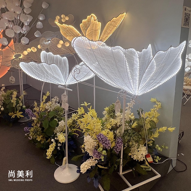 Accesorios de boda transfronterizos, luces decorativas, Lingdie Road, centro comercial, Meichen Hotel, sala de bodas, accesorios de diseño del lugar