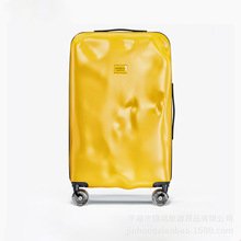 凹凸破损风行李箱20寸可登机新款高颜值个性设计感24寸旅行箱静音