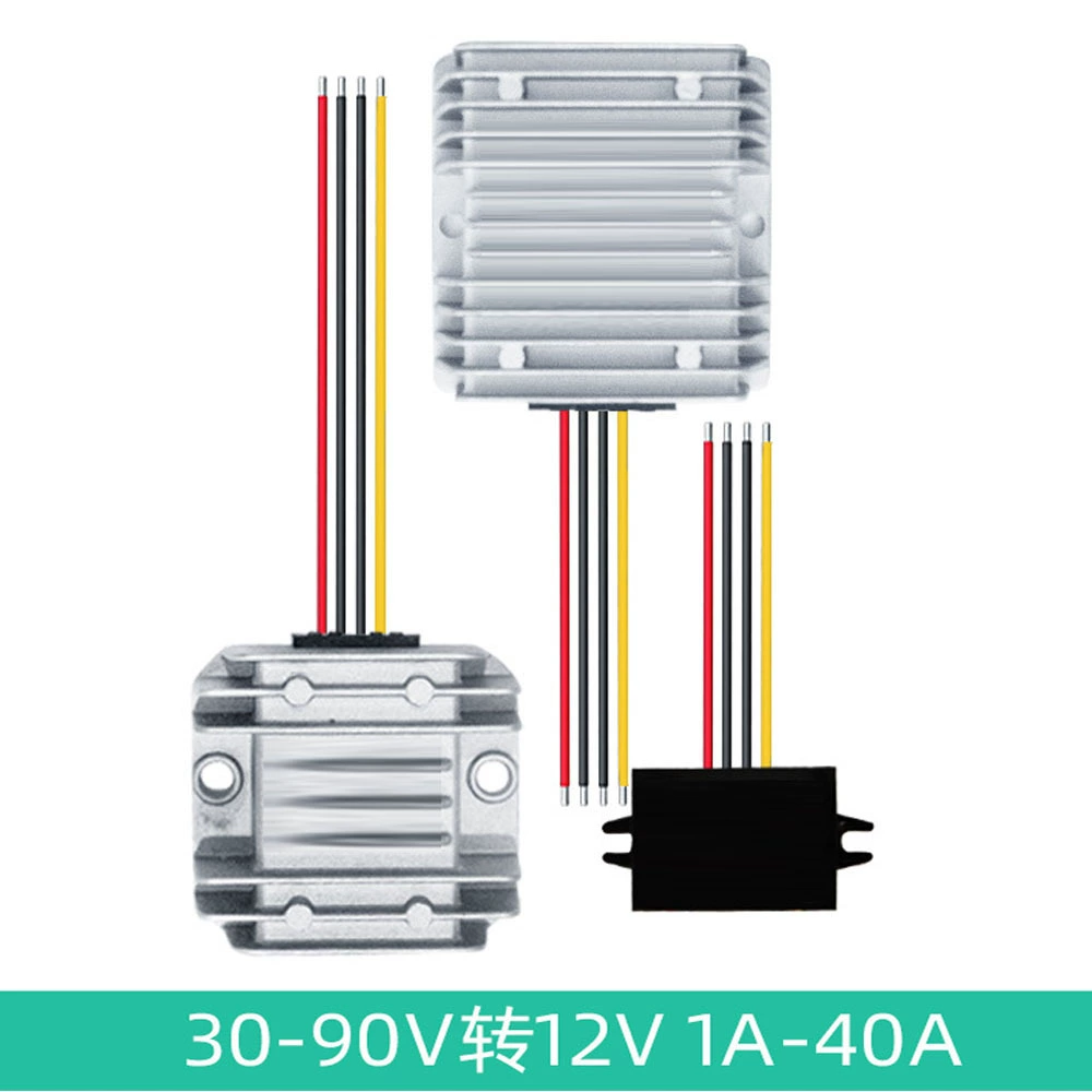 36V48V60V72V до 12V20A 30-90V понижающий источник питания 12V10A15A30A DC-DC водонепроницаемый