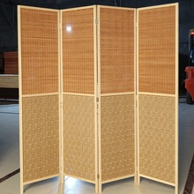 中式可折叠办公隔墙房间隔断屏风家居玄关折叠屏酒店民宿可移动