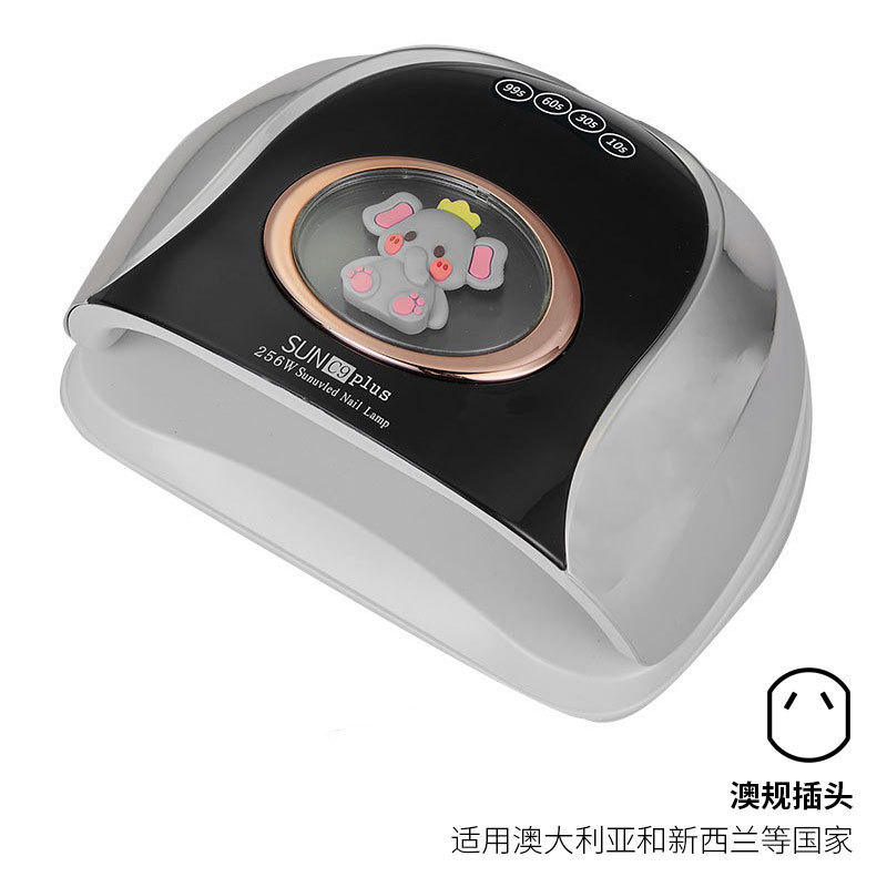 256w luz de manicura de alta potencia LED inteligente manicura luz de horno UV manicura luz de horno encantadora muñeca luz de fototerapia transfronteriza