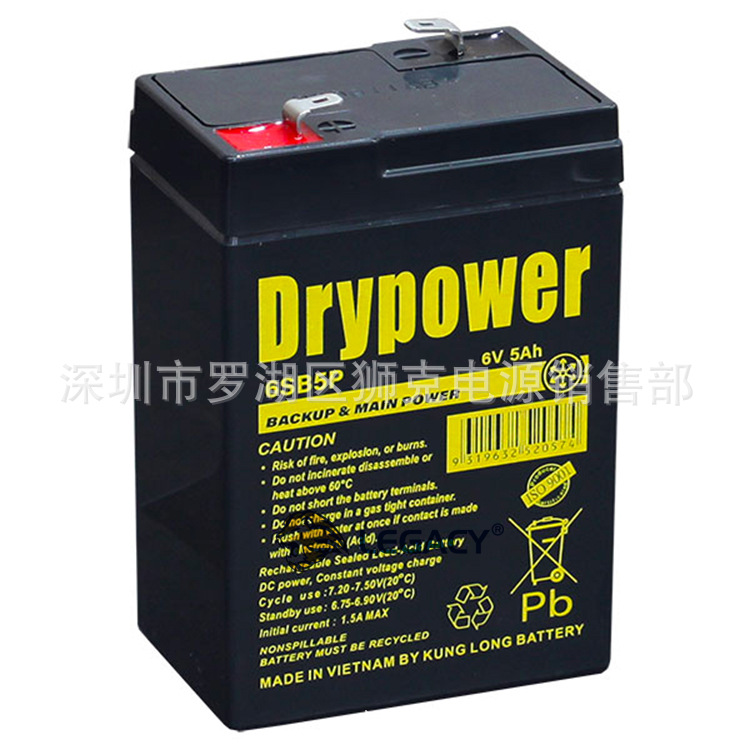 美国Drypower蓄电池12SB65CL（12V65AH）美国蓄电池-UPS电源