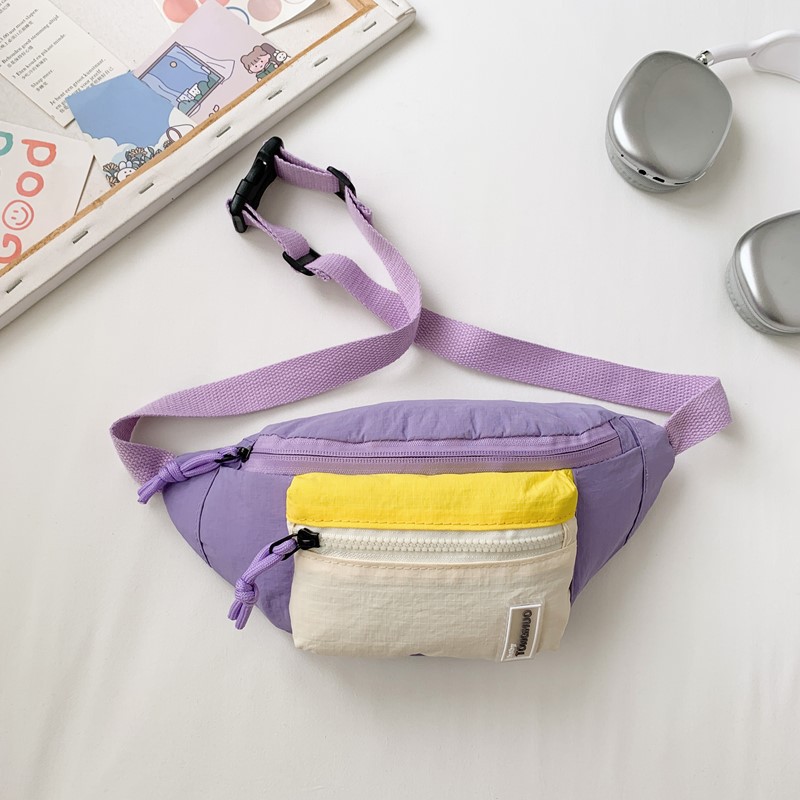 Bolsas de niños al por mayor transfronterizas frescas de moda al aire libre bolsas de pecho para niñas nuevas bolsas de cintura para niños pequeños