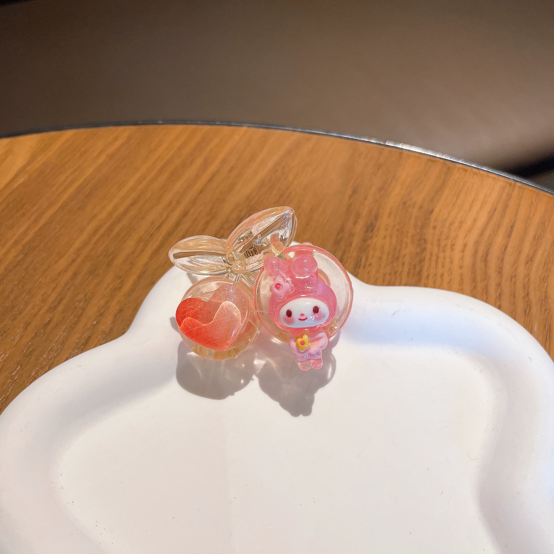 Sanrio, детская клешня крабик для броши, мультяшный зажим для волос, акула, аксессуар для волос, корейский стиль