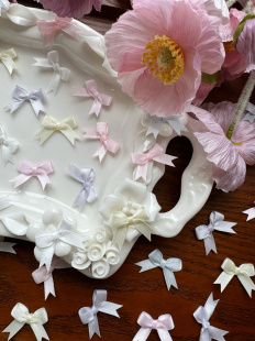 Fairy Gentle Handmade DIY Ribbon Small Bow Swallowtail Bag Waist Hairpin Jewelry Baby Clothes Decorative Materials and Accessories