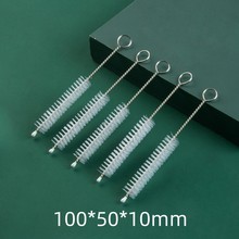 厂家批发不锈钢吸管刷 儿童奶瓶水杯毛刷 硅胶玻璃试管清洁刷