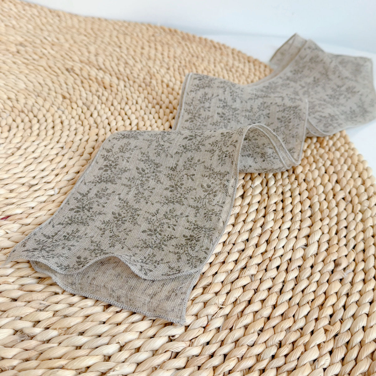 대마 세로 줄무늬 꽃 14*174cm