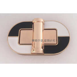 女包盖头锁皮具五金配件修包包扭扣包锁扣金属皮包超大椭圆形拧锁