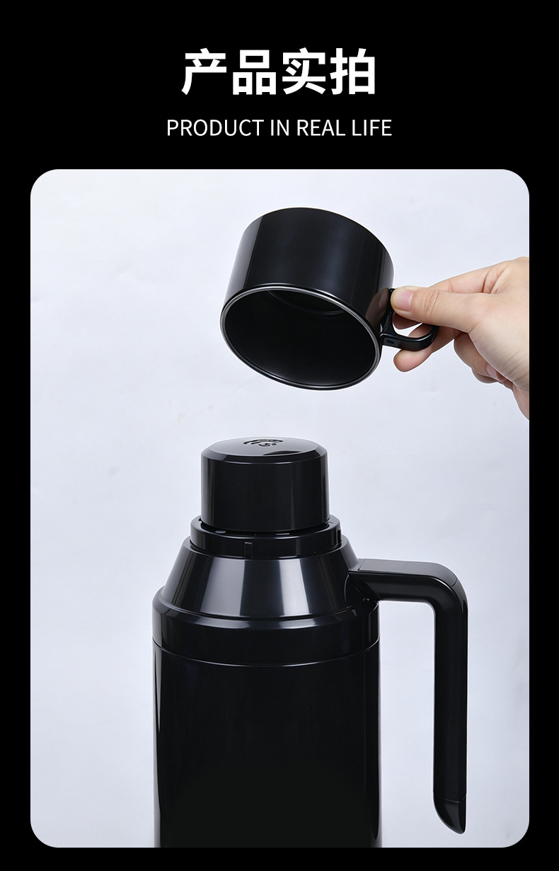 Car electric kettle 12V/24V universal smart digital display kettle for trucks with constant temperature heating and insulation