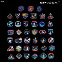 NASA Space X Falcon 9 patches  C9̖T̖΄մ̽N