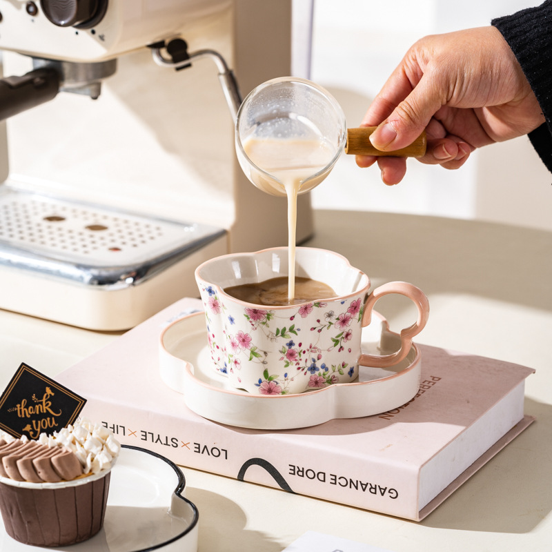 Tazas de café de alta calidad, tazas de té de la tarde de alta calidad, caja de regalo, regalo de boda, regalo de mano