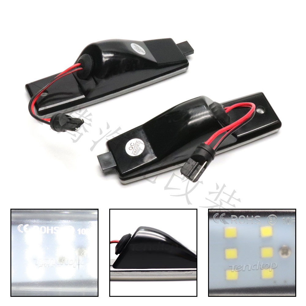 Adecuado para Toyota hiace 200 Vanguard aca33w LED luz de la matrícula