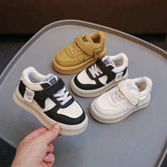 Children's Spring and Autumn New Sport Shoes, Unisex Casual Low-Top Skate Shoes for Boys and Girls, Baby Shoes, White Sneakers, Wholesale