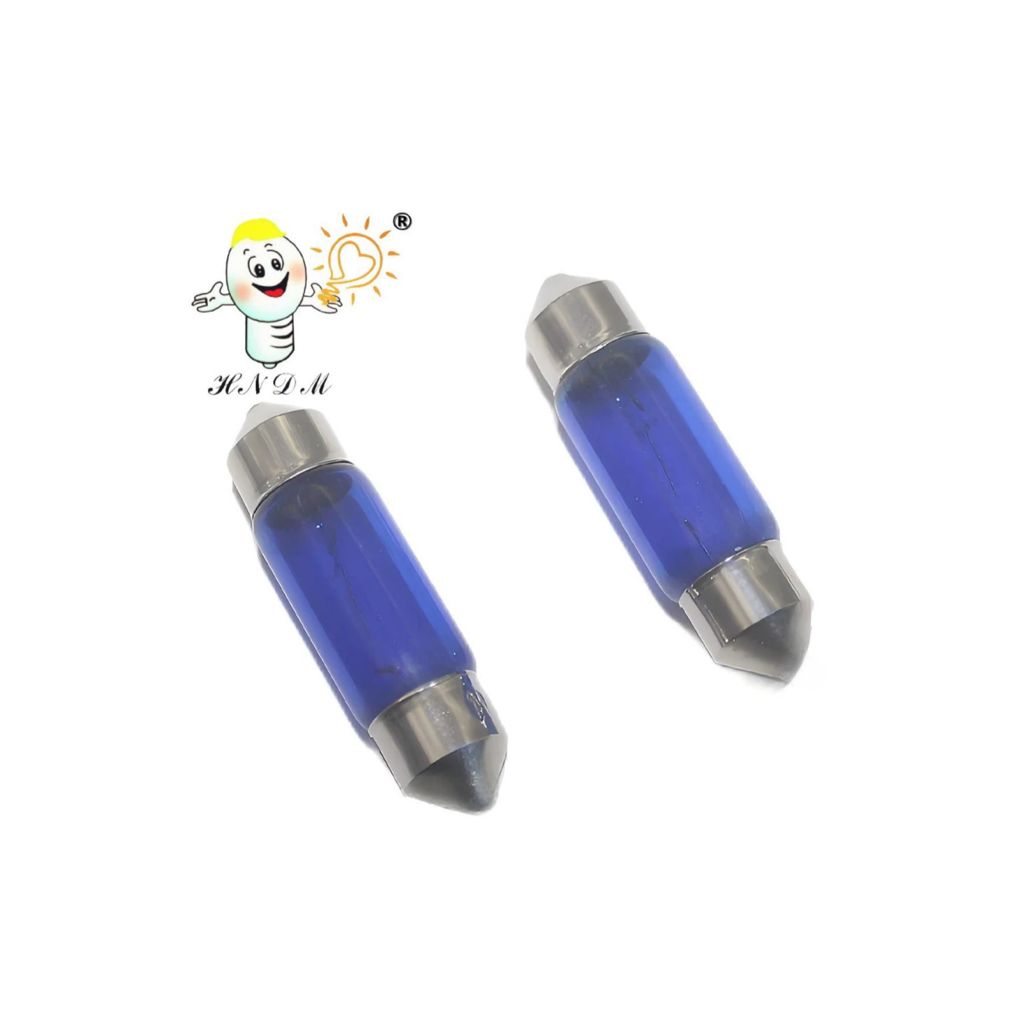 T10 синий супер белый свет лампа с двойным наконечником T11X36MM 12V5W автомобильная лампа освещение на крыше освещение номерного знака