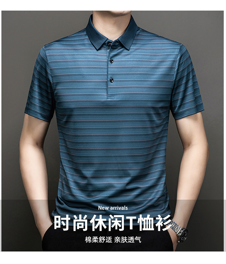 C6062 2100K ÁO THUN NAM YUPTYLO NGẮN TAY TRUNG NIÊN KÍN CỔ THỜI TRANG NAM LỤA TƠ TẰM G05 SẢN PHẨM MỚI