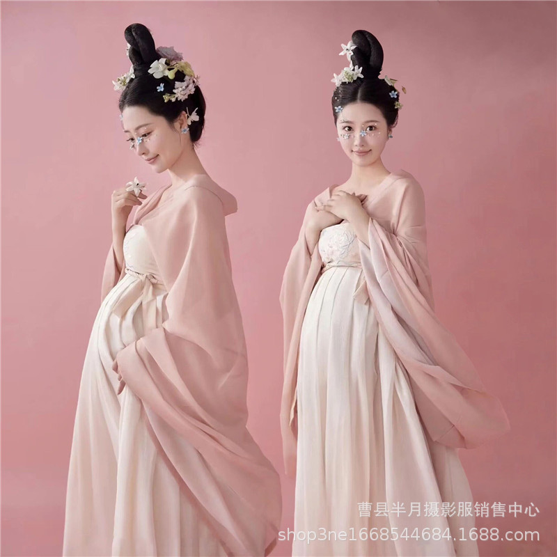 Pregnant Women Photograph Clothing New Photo Studio Pregnant Mother Photograph New Chinese Retro Gentle Fairy Hanfu Pregnant Women Photograph Pregnant Women Photograph Clothing New Photo Studio Pregnant Mother Photograph New Chinese Retro Gentle Fairy Hanfu Pregnant Women Photograph