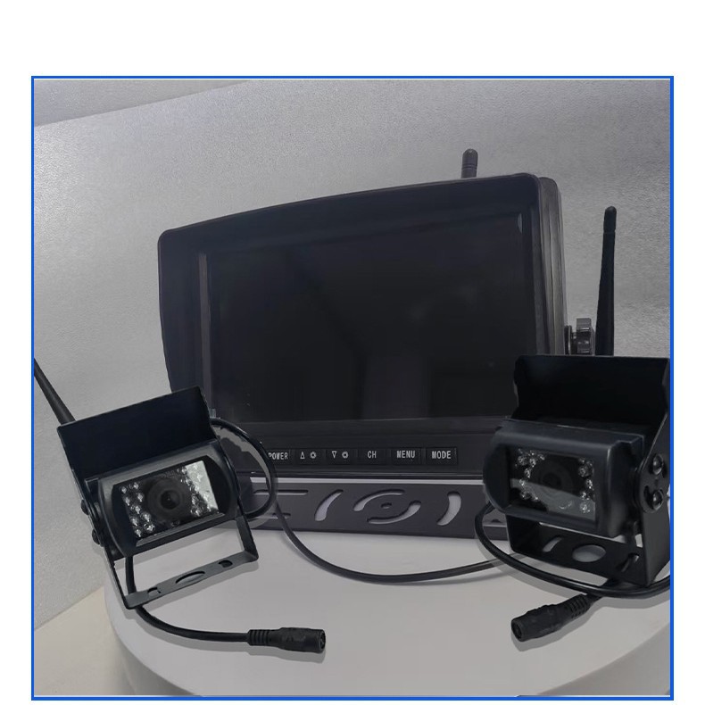 7inch Wireless High-Definition Night Vision Waterproof Lens Digital Signal Bsd Reversing Image Installation-Free U-Shaped Bracket