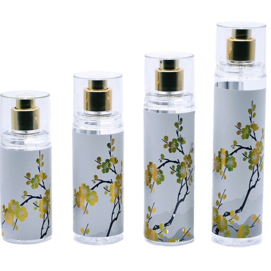 Factory direct sale 80ml/100ml/120ml/150ml PET body spray bottle perfume bottle transparent