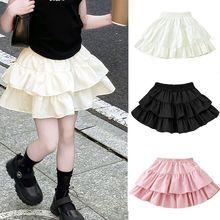 女童短裙可爱蛋糕裙夏天新中式童装女半身裙打底裤蓬蓬裙中大童