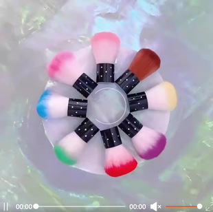 Nail Tools Dust Brush Nail Brush Nail Brush Nail Dust Brush Mushroom Head Brush Makeup Brush Powder Blush Brush