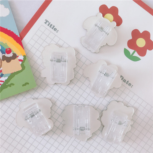 Sanrio Student Exam Paper Receipt Storage Organizer Plastic Clip Handbag Clip PP Cute Cartoon Clip