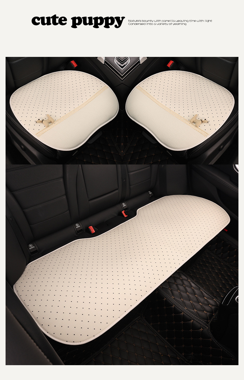 26 Models of Car Seat Cushions for All Seasons, Suitable for Volkswagen Lavida, Jetta, and Bora, Front Driver and Passenger Single-Piece Seat Cushions