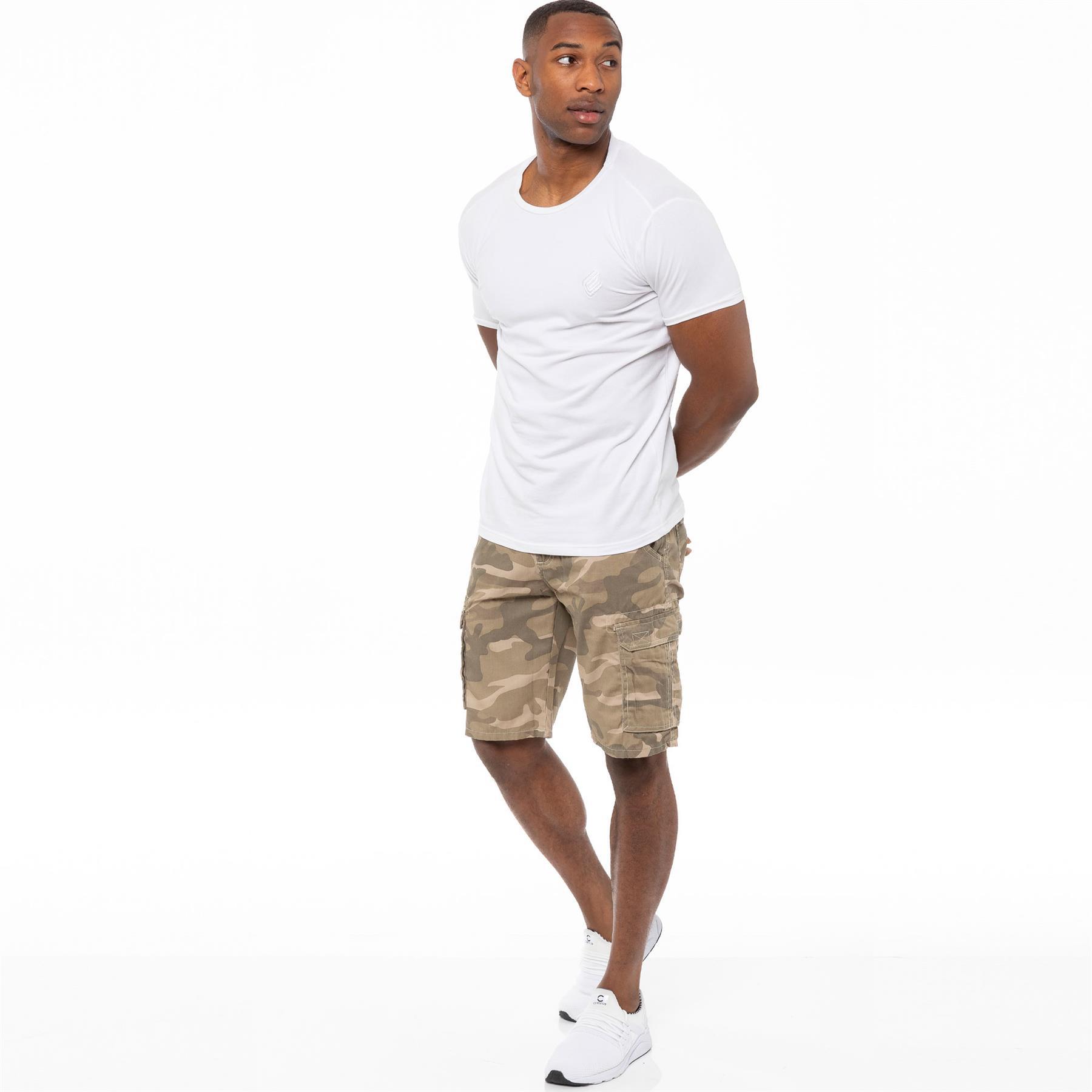 Herren Camouflage Cargoshorts Weit Geschnitten Mit Taschen_voghion.com