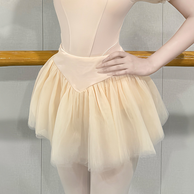 Ropa de ballet, ropa de danza china, ropa de entrenamiento para adultos, ropa de gimnasia, prendas de forma de manga de burbuja