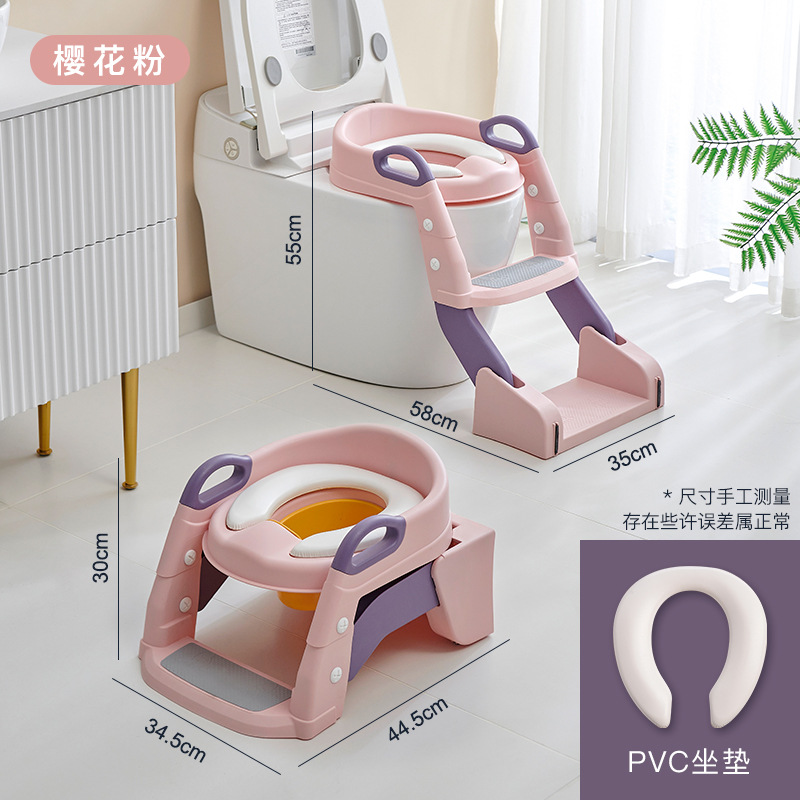 Fábrica al por mayor de los niños escalera aseo bebé anillo infantil bebé escalera plegable inodoro