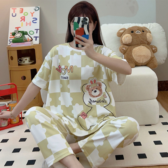 Pijamas nuevos pajamas de verano para mujeres pijamas cortos y largos Mickey ropa para el hogar comercio exterior transfronterizo sudeste asiático