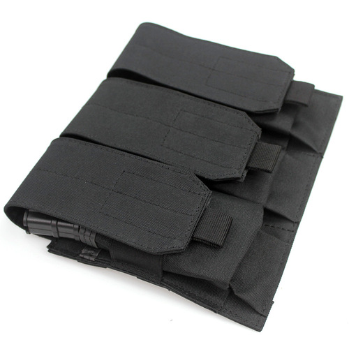Outdoor tactical Molle triple magazine bag storage bag accessory bag vest backpack M4 AK magazine bag