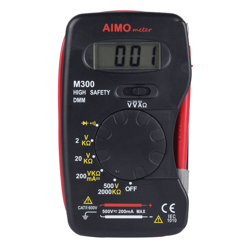 AIMOMETER M300 2000字笔记本型小型手持数字万用表