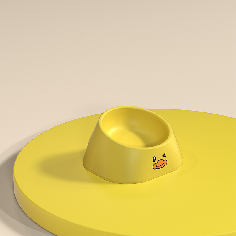 Pet doble tazón anti-volque beber automático para perros tazón de alimentación para gatos boca inclinada alimentación anti-asfixia tazón de alimentación lenta al por mayor