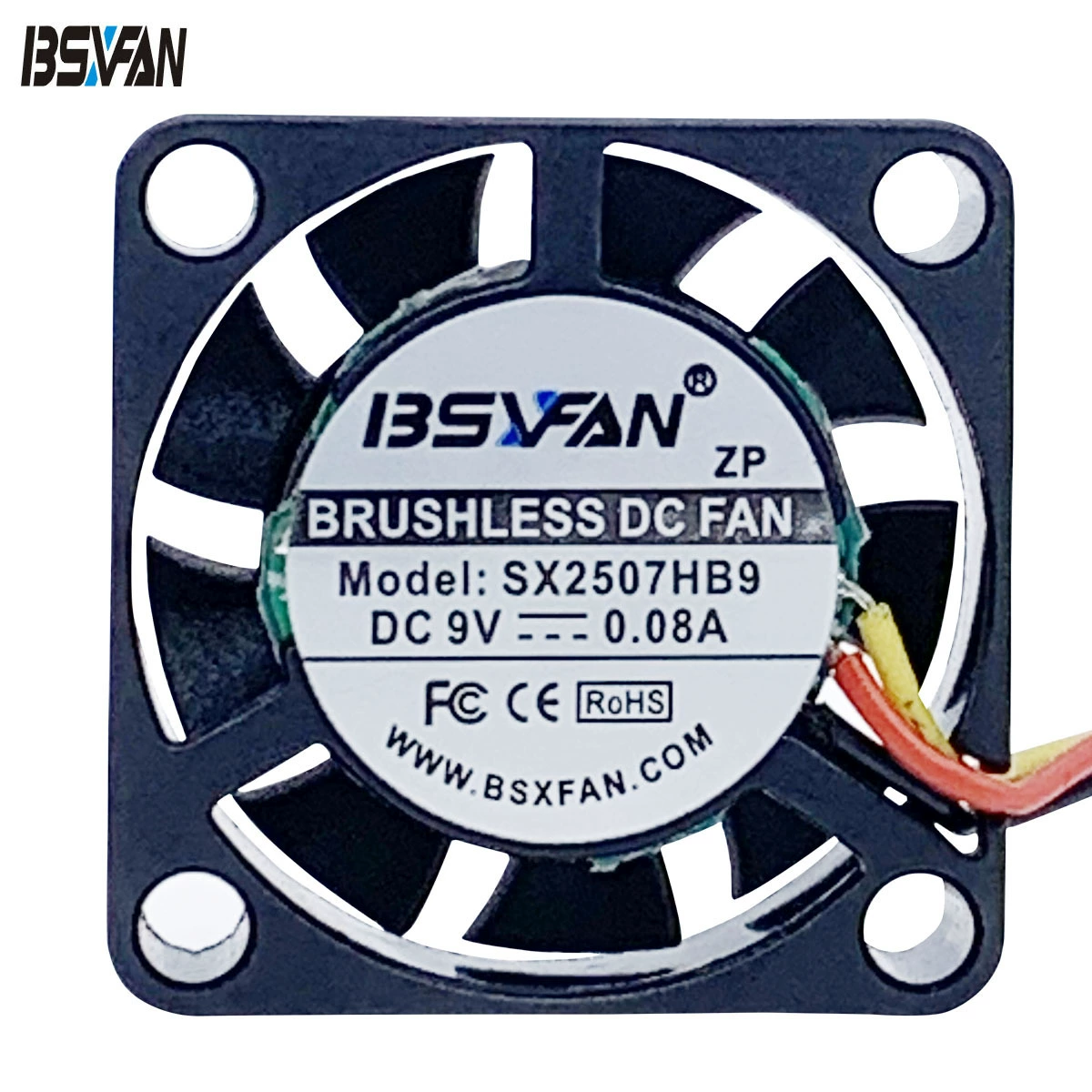 2507 Вентилятор охлаждения постоянного тока 5 В 12 В бесшумный с функцией регулирования скорости ШИМ Вентилятор охлаждения ароматического курильщика