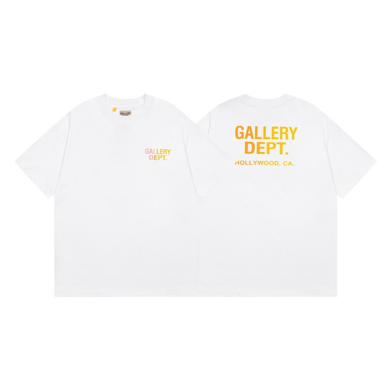 Al por mayor galería DEPT lavado apenado manga corta de moda vintage cráneo imprimir pareja desgaste suelta camiseta verano